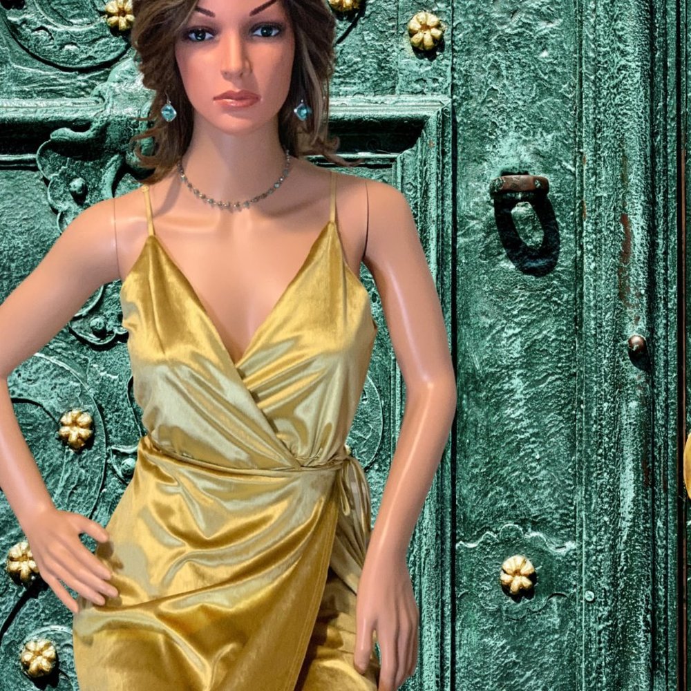 Gold/Yellow High-low dress